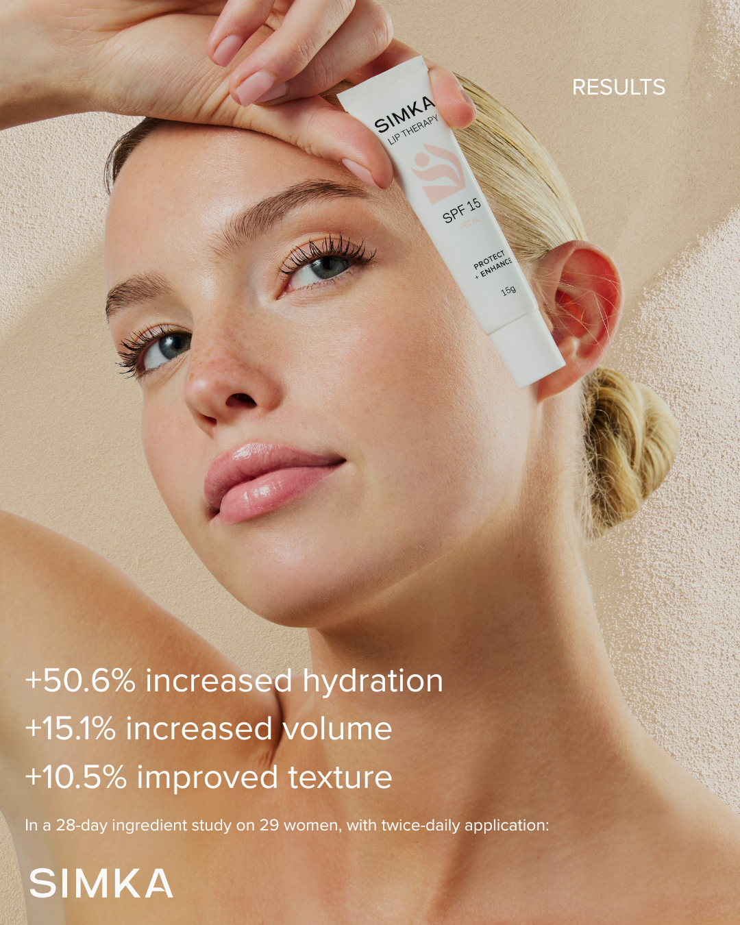 SIMKA Peptide Plumping Tinted Lip Therapy SPF15