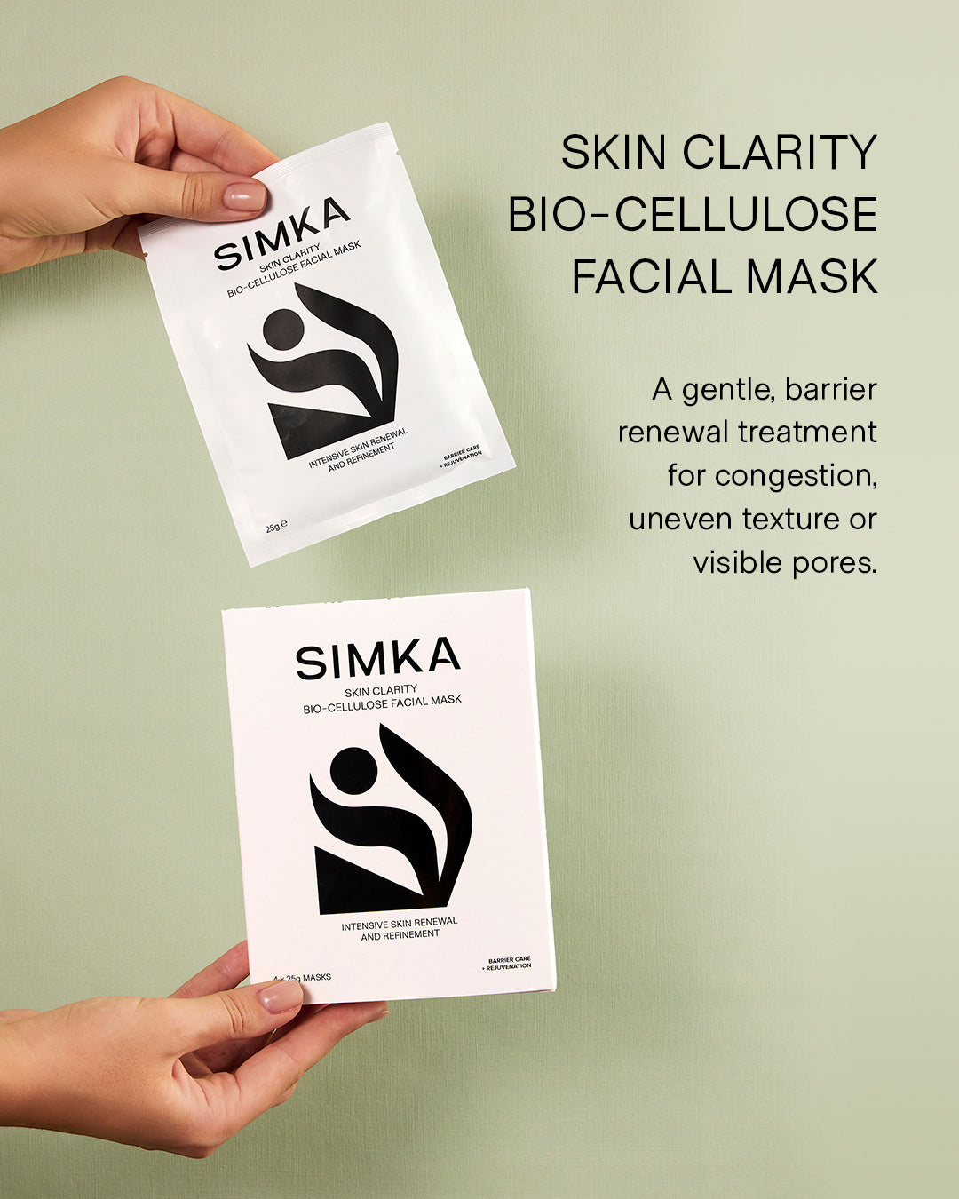 SIMKA Skin Clarity Bio Cellulose Facial Mask